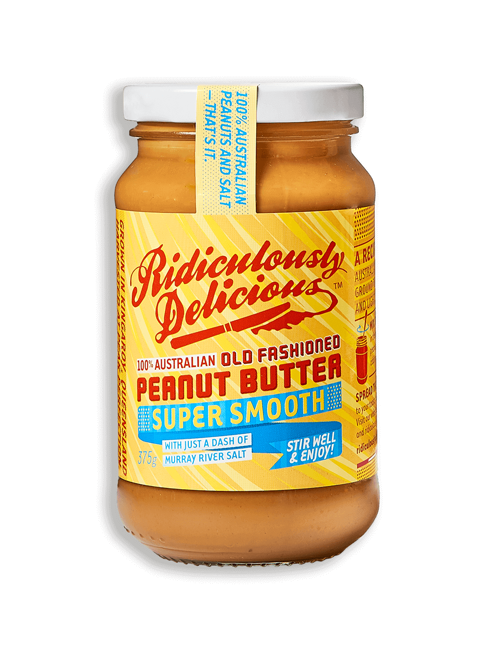 Ridiculously Delicious Peanut Butter - Super Smooth